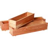 Blumenkasten Lärche Groß 105cm für Wasserspeicher