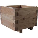 Pflanzkasten aus Lärche Quadratisch 50x50x40 cm