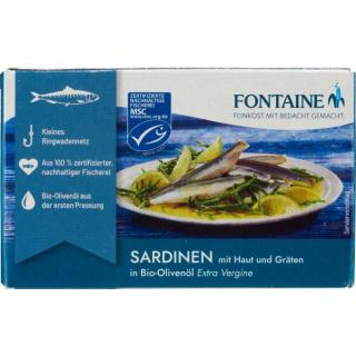 Sardinen mit Haut & Gräten in Olivenöl