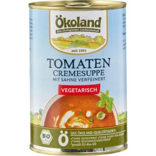 Tomatencremesuppe vegetarisch in der Dose