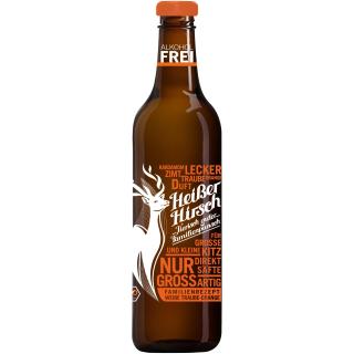 Heißer Hirsch Familien Punsch Orange alkoholfrei, Weiße Traube-Orange