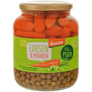 Erbsen & Möhren im Glas  Demeter