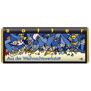 Schokolade "Aus der Weihnachtswerkstatt"