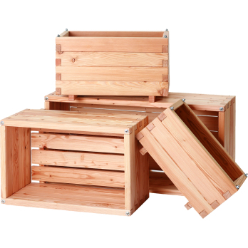 Pflanzkasten aus Lärche 1. 60x30x30 cm