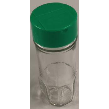 Gewürzstreuer aus Glas grün