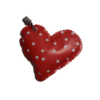 Tischdeckengewicht rot Herz 4 Stück