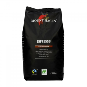 Kaffee ESPRESSO, Mount Hagen, ganze Bohnen / Fairtade 1000g