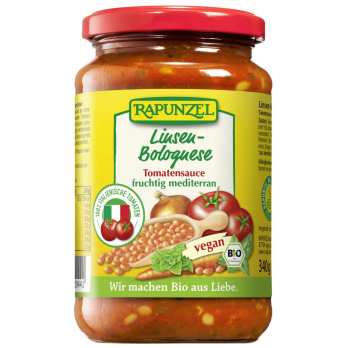 Tomatensauce Linsen-Bolognese, vegan