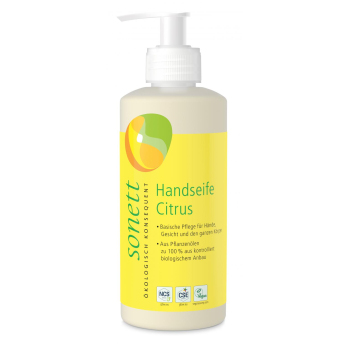 Handseife Citrus im Spender flüssig
