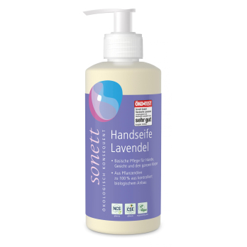 Handseife Lavendel im Spender flüssig