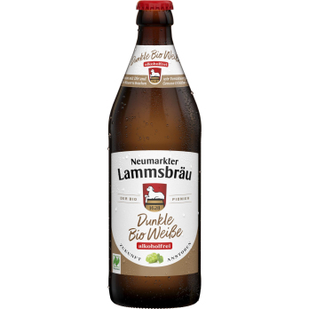 Bier Lammsbräu Dunkle Weisse -alkoholfr-