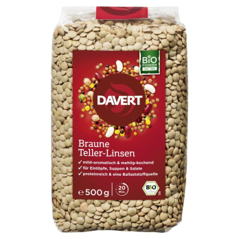 Linsen Tellerlinsen braun