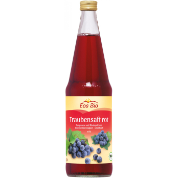 Traubensaft rot Kiste