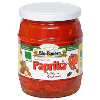 Paprika rot, im Glas