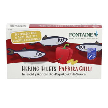 Fisch Heringsfilets in Paprika-Chili