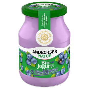 Jogurt Heidelbeer-Cassis im Glas