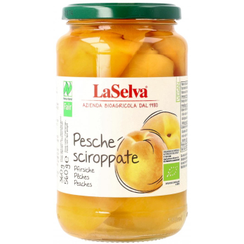 Pfirsich geschält im Glas