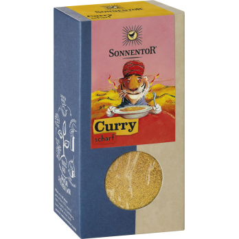 Curry scharf, gemahlen
