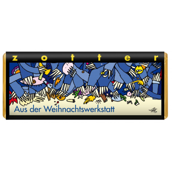 Schokolade "Aus der Weihnachtswerkstatt"