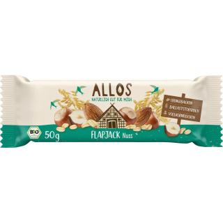 Hafer Flapjack Nuss Riegel
