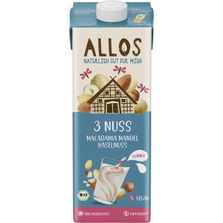 3 Nuss Drink ( Macadamia, Haselnuss, Mandel)