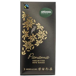 Schokolade Edelbitter Panama 80% Kakao vegan
