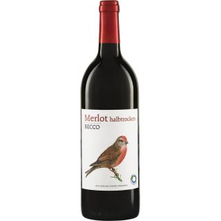 Wein Merlot Becco Veneto Halbtrocken 1,0 l Pfandflasche