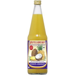 Kokos-Ananas-Saft Flasche