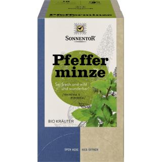 Tee Pfefferminz im Beutel