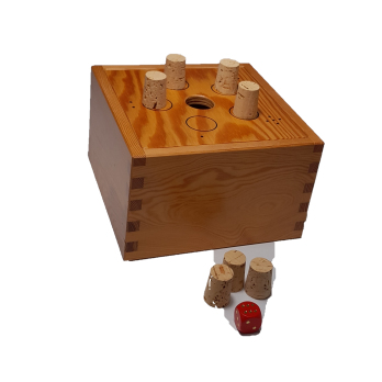 Stöpselspiel aus Holz