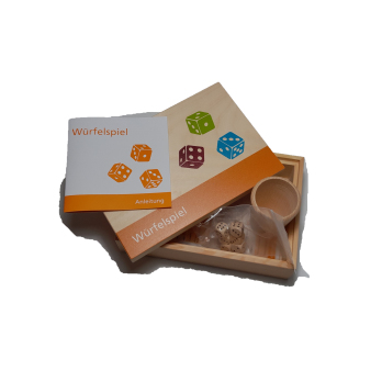 Würfelspiel aus Holz