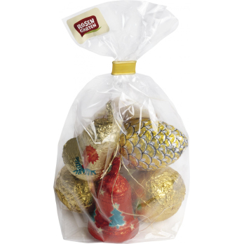 Christbaumbehang aus Schokolade