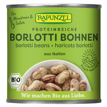 Bohnen Borlotti Bohnen in der Dose