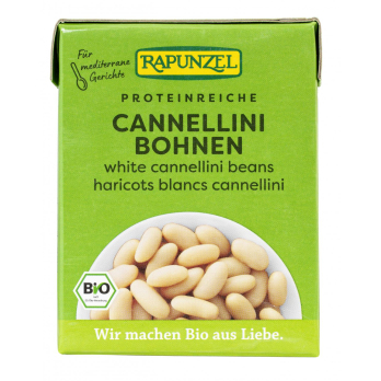 Bohnen Weiße Cannellini Bohnen im Tetra Pak