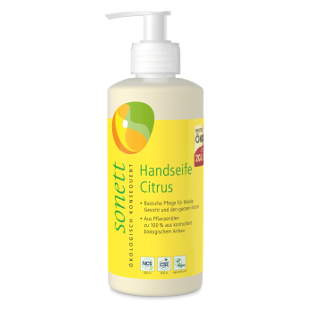 Handseife Citrus im Spender flüssig