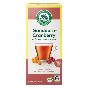 Tee Sanddorn-Cranberry im Beutel