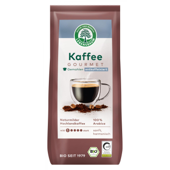 Kaffee Gourmet entkoffiniert gemahlen 250g