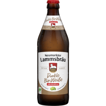 Bier Lammsbräu Dunkle Weisse -alkoholfr-