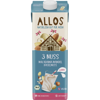 3 Nuss Drink ( Macadamia, Haselnuss, Mandel)