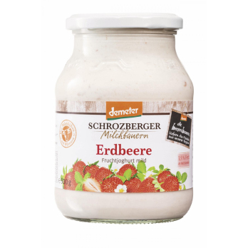 Jogurt Erdbeere im Glas DEMETER