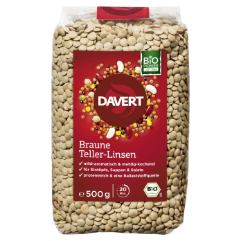 Linsen Tellerlinsen braun