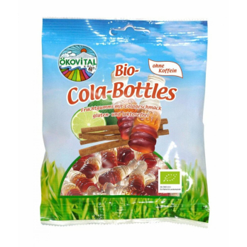 Gummibärchen Cola-Bottles Fruchtgummis - ohne Koffein