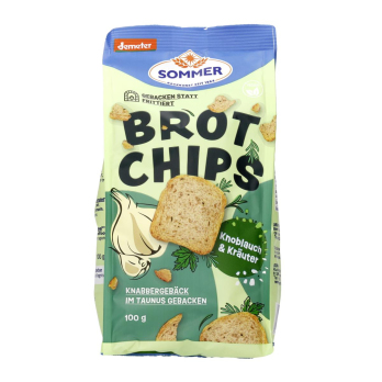 Brotchips Knoblauch & Kräuter DEMETER