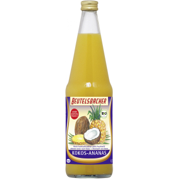 Kokos-Ananas-Saft Flasche
