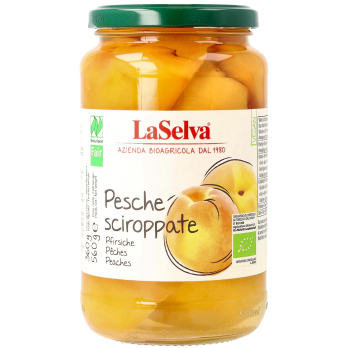 Pfirsich geschält im Glas