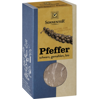 Pfeffer schwarz gemahlen